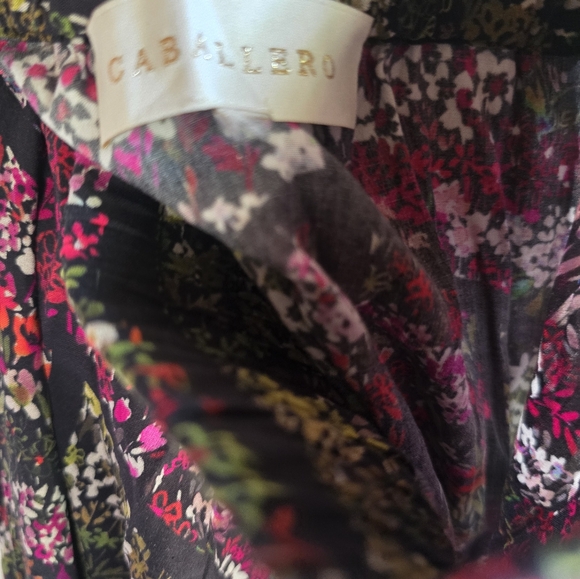 Caballero Collection Floral Maxi Skirt Medium - Picture 5 of 8